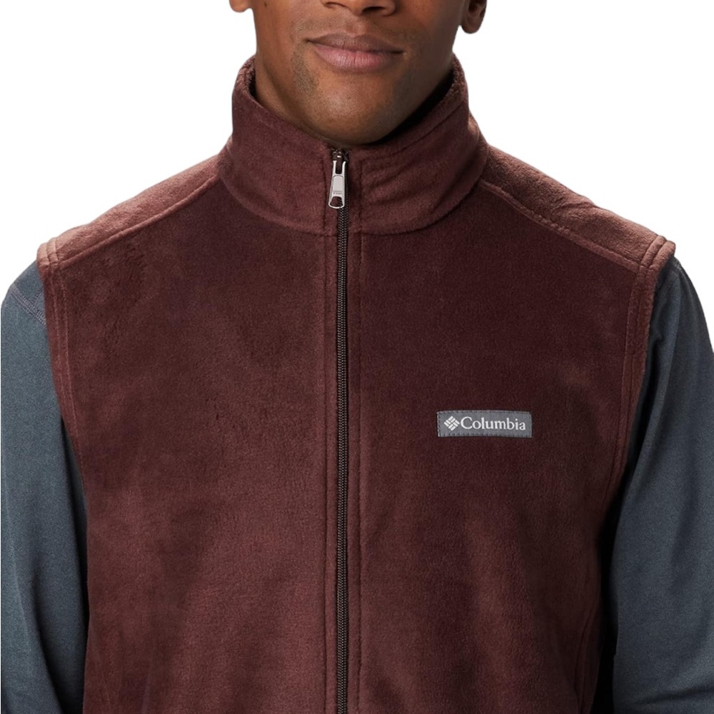 Columbia Men's Steens Mountain Vest Brown size Large - Picture 2 of 6
